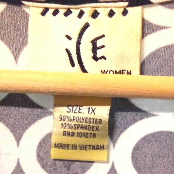 ILE Women black and white vintage dress - Picture 2 of 6